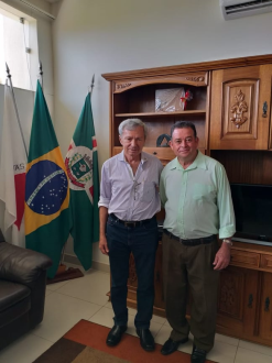 Visita do Vice-Presidente do Tribunal de Contas de Minas Gerais - Conselheiro - Dr. José Alves Viana