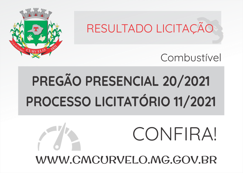 RESULTADO - LICITAÇÃO - PREGÃO PRESENCIAL 11/2021 - COMBUSTÍVEL